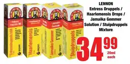 Boxer Superstores LENNON Entress Druppels/ Haarlemensis Drops/ Jamaika Gemmer Solution/ Stuipdruppels Mixture offer
