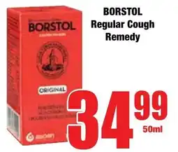 Boxer Superstores BORSTOL Regular Cough Remedy offer