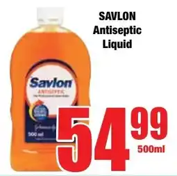 Boxer Superstores SAVLON Antiseptic Liquid offer