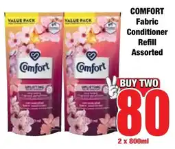 Boxer Superstores COMFORT Fabric Conditioner Refill Assorted offer