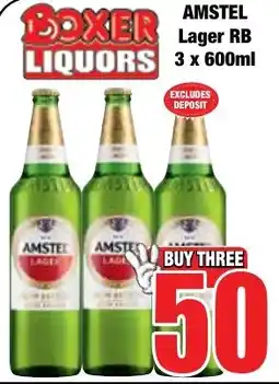 Boxer Superstores AMSTEL Lager RB offer