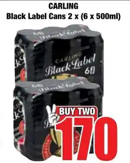 Boxer Superstores CARLING Black Label Cans offer