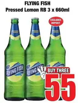 Boxer Superstores FLYING FISH Pressed Lemon RB offer