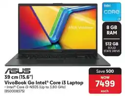 Makro ASUS 39cm 15.6" VivoBook Go Intel Core i3 Laptop offer