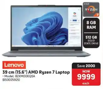 Lenovo 39 cm 15.6" AMD Ryzen 7 Laptop