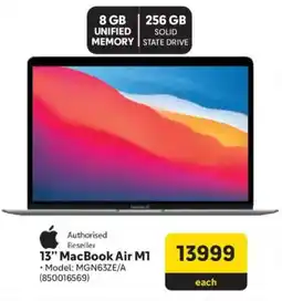 Makro Apple 13" MacBook Air M1 offer
