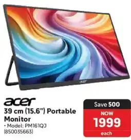 Makro Acer 39 cm 15.6" Portable Monitor offer