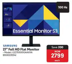 Makro Samsung 27" Full HD Flat Monitor offer