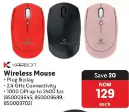 Makro Karbon Wireless Mouse offer