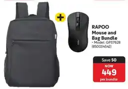 Makro Rapoo Mouse and Bag Bundle offer