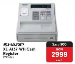 Makro Sharp XE-A137-WH Cash Register offer