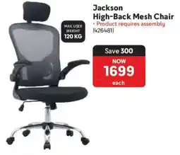 Makro Jackson High-Back Mesh Chair offer