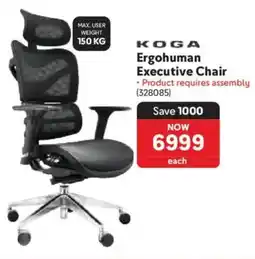 Makro KOGA Ergohuman Executive Chair offer