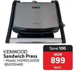 Makro KENWOOD Sandwich Press offer