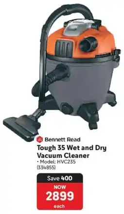 Makro Bennett Read Tough 35 Wet and Dry Vacuum Cleaner offer