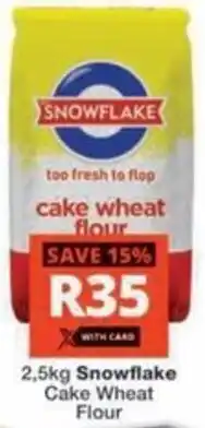 Checkers Hyper Snowflake Cake Wheat Flour offer