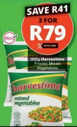 Checkers Hyper Harvestime Frozen Mixed Vegetables offer
