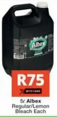 Checkers Hyper Albex Regular/ Lemon Bleach offer