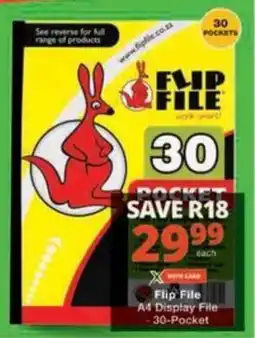 Checkers Hyper Flip File A4 Display File offer