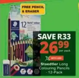 Checkers Hyper Staedtler Long Colouring Pencils offer