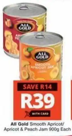 Checkers Hyper All Gold Smooth Apricot/ Apricot & Peach Jam offer