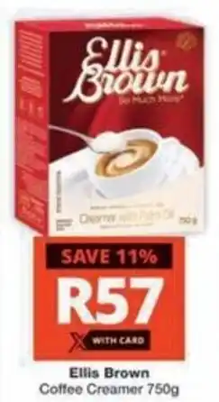 Checkers Hyper Ellis Brown Coffee Creamer offer