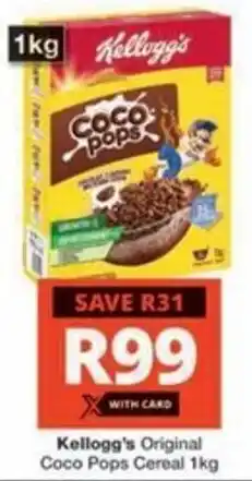 Checkers Hyper Kellogg's Original Coco Pops Cereal offer
