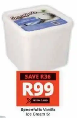 Checkers Hyper Spoonfulls Vanilla Ice Cream offer