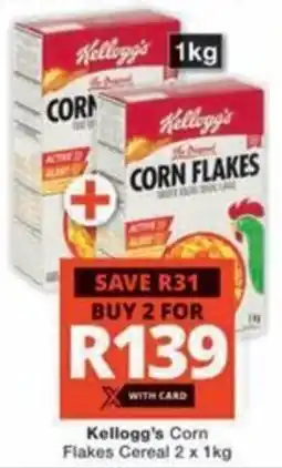Checkers Hyper Kellogg's Corn Flakes Cereal offer