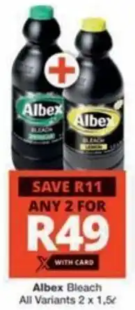 Checkers Hyper Albex Bleach All Variants offer