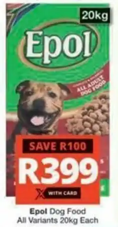 Checkers Hyper Epol Dog Food All Variants offer