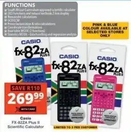 Checkers Hyper Casio FX-82ZA Plus II Scientific Calculator offer