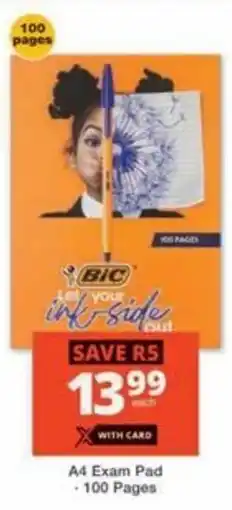 Checkers Hyper A4 Exam Pad offer