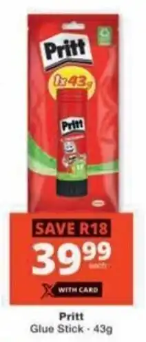 Checkers Hyper Pritt Glue Stick offer