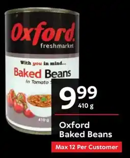 Oxford Freshmarket Oxford Baked Beans offer
