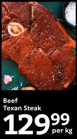 Oxford Freshmarket Beef Texan Steak offer