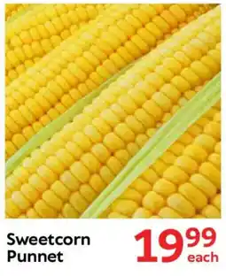 Oxford Freshmarket Sweetcorn Punnet offer