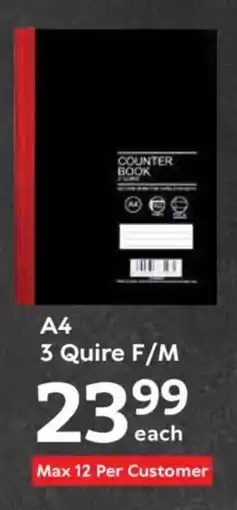 Oxford Freshmarket A4 3 Quire F/M offer