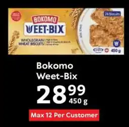 Oxford Freshmarket Bokomo Weet-Bix offer