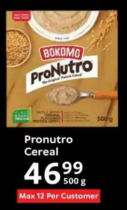 Oxford Freshmarket Bokomo Pronutro Cereal offer