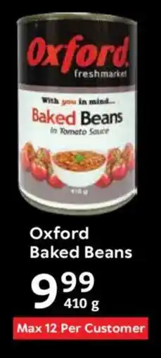 Oxford Freshmarket Oxford Baked Beans offer
