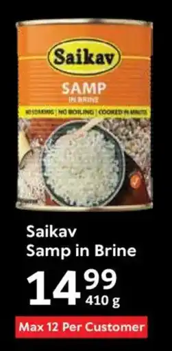 Oxford Freshmarket Saikav Samp in Brine offer