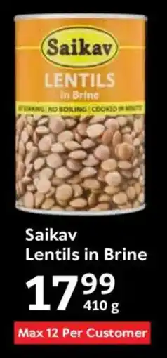 Oxford Freshmarket Saikav Lentils in Brine offer