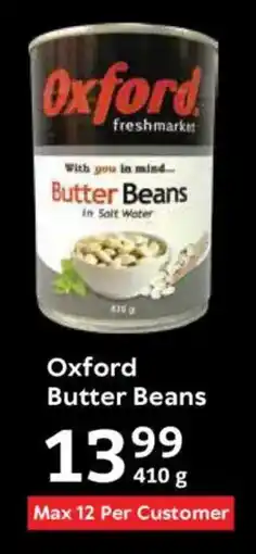 Oxford Freshmarket Oxford Butter Beans offer