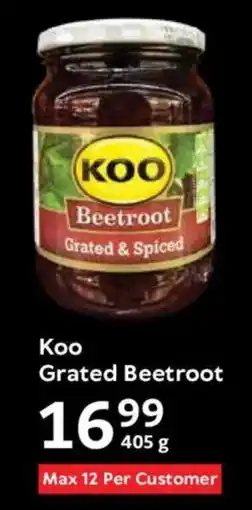 Oxford Freshmarket Koo Grated Beetroot offer