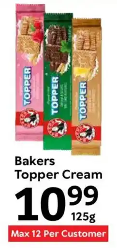Oxford Freshmarket Bakers Topper Cream offer