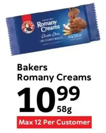 Oxford Freshmarket Bakers Romany Creams offer