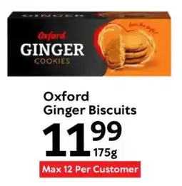 Oxford Freshmarket Oxford Ginger Biscuits offer