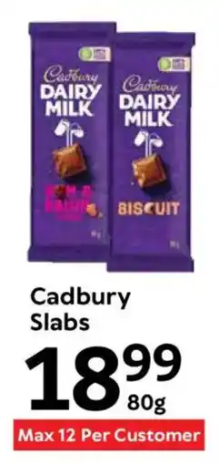 Oxford Freshmarket Cadbury Slabs offer