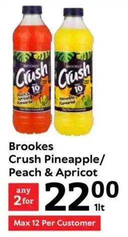 Oxford Freshmarket Brookes Crush Pineapple/ Peach & Apricot offer